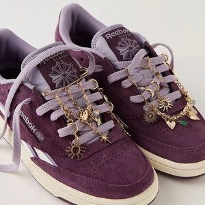 NWT Free People Maxx-ed out gold shoe Charms (sneakers not included)